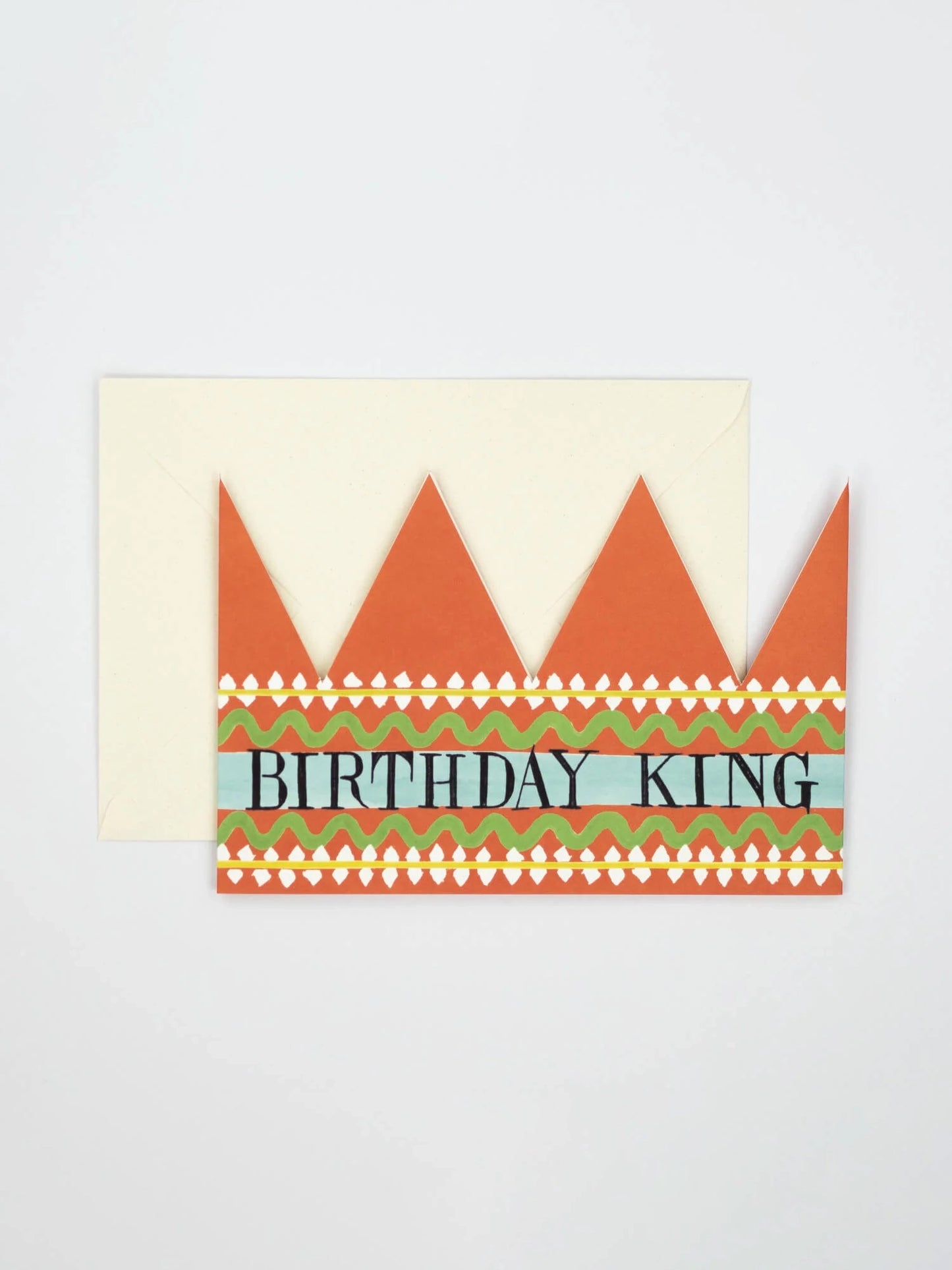 Birthday King Party Hat Card