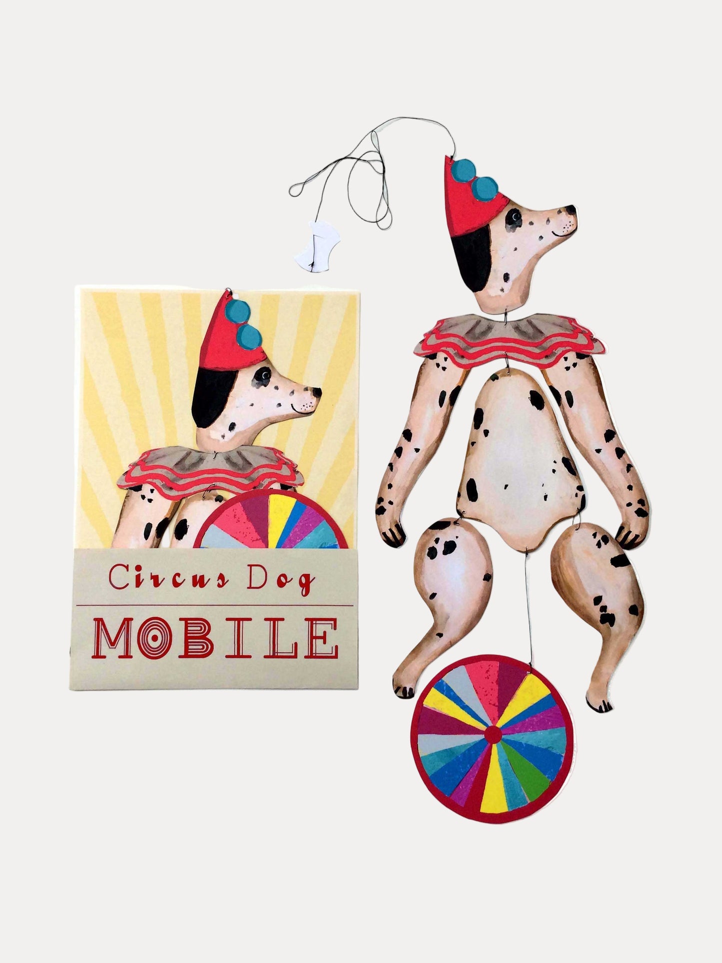 Nursery Circus Dog Kinetic Mobile