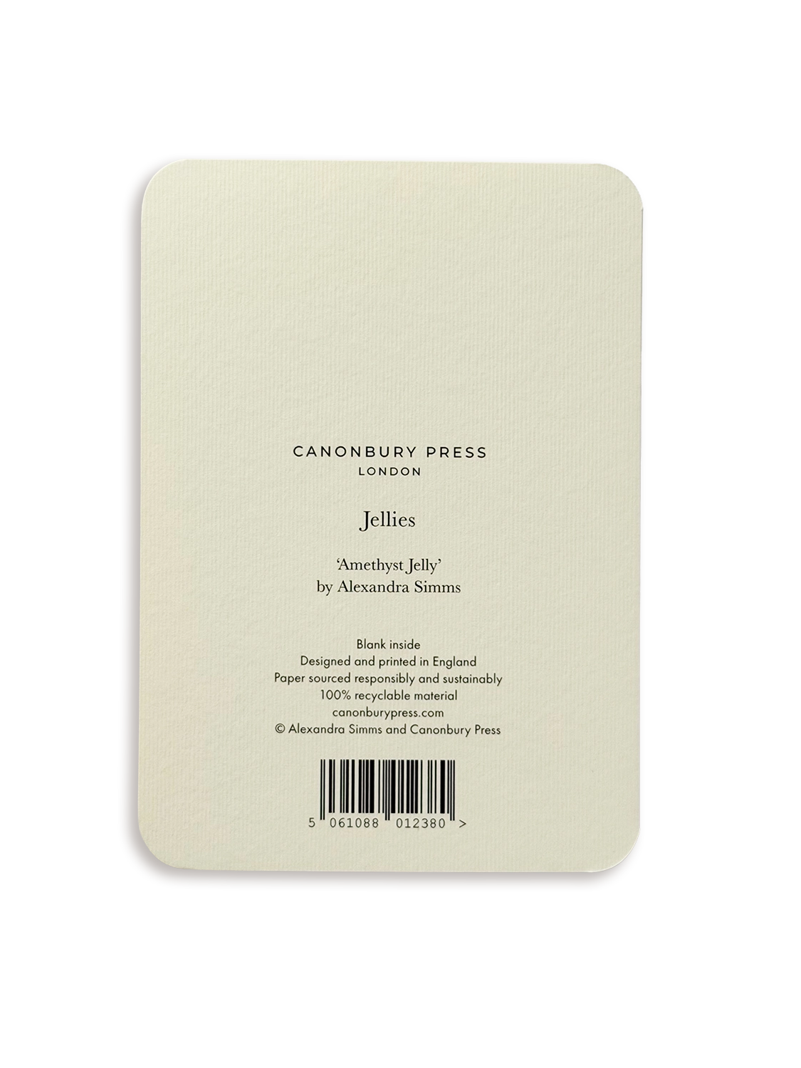 Amethyst Jelly Greeting Card
