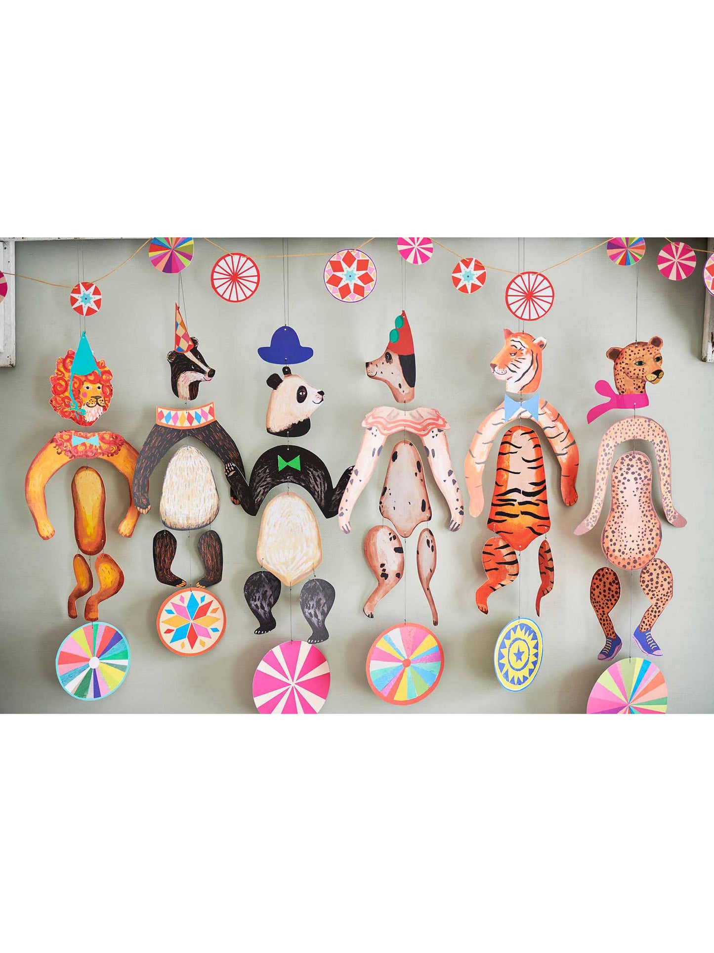 Nursery Circus Dog Kinetic Mobile