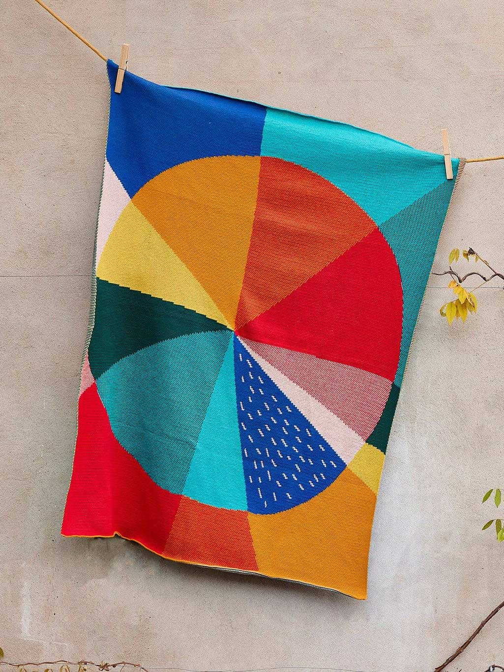 Pie Chart Cotton Mini Blanket