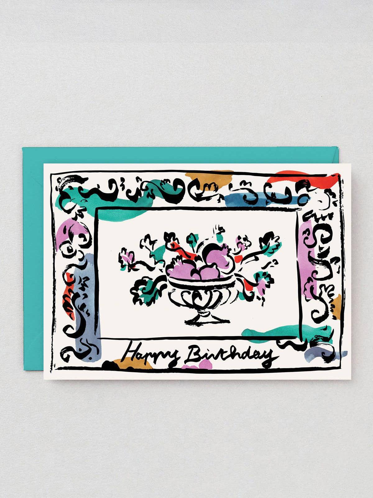 Happy Birthday Border Greetings Card