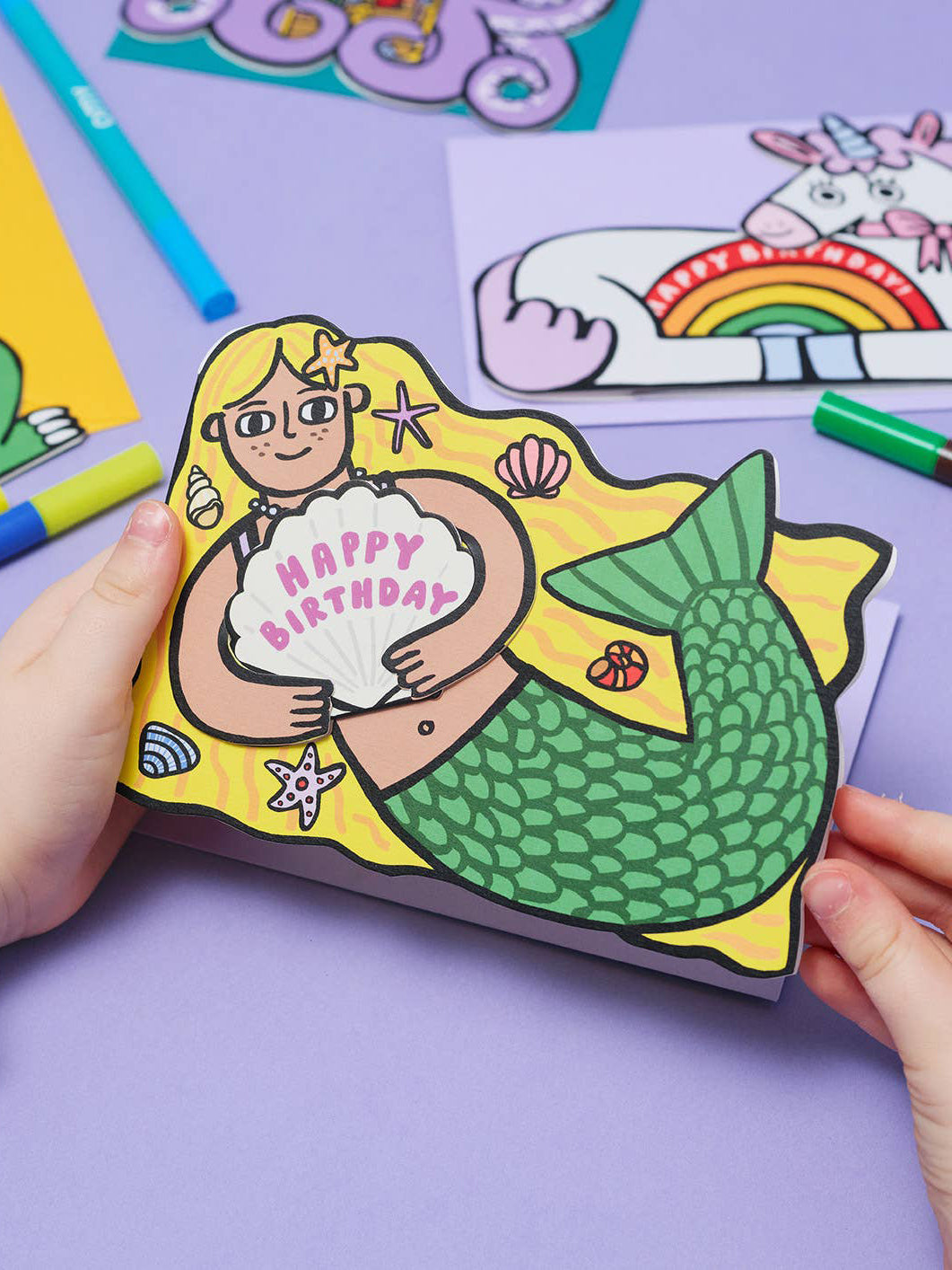 Mermaid With Mini Card