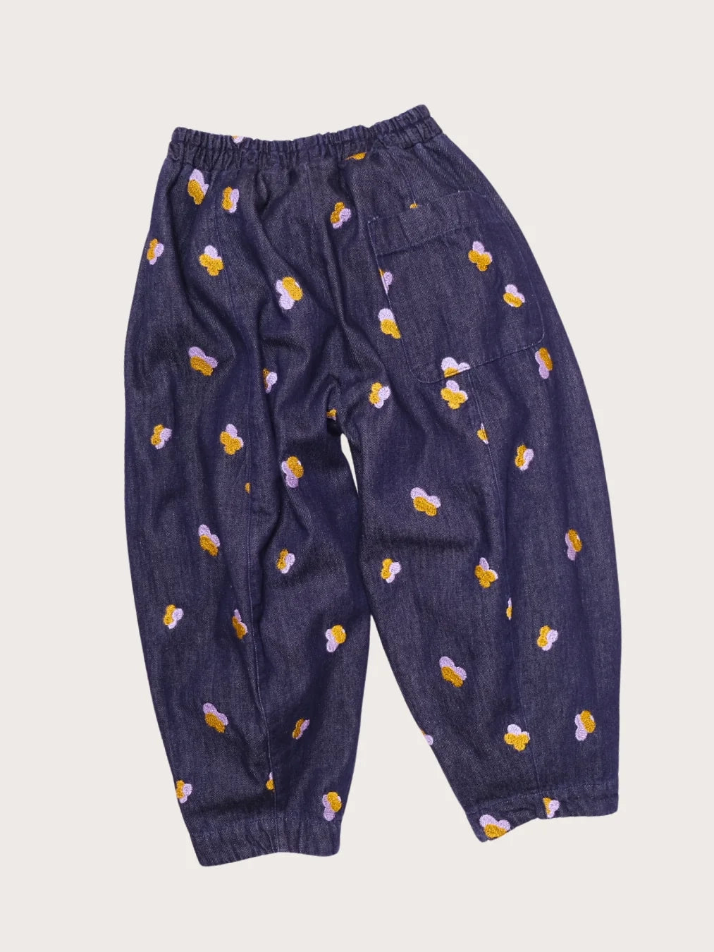 Embroidered Denim Manu Jeans