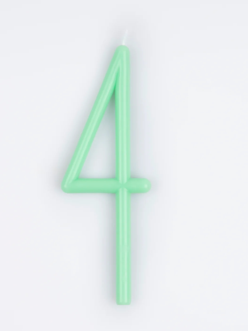 Slim Number 4 Candle
