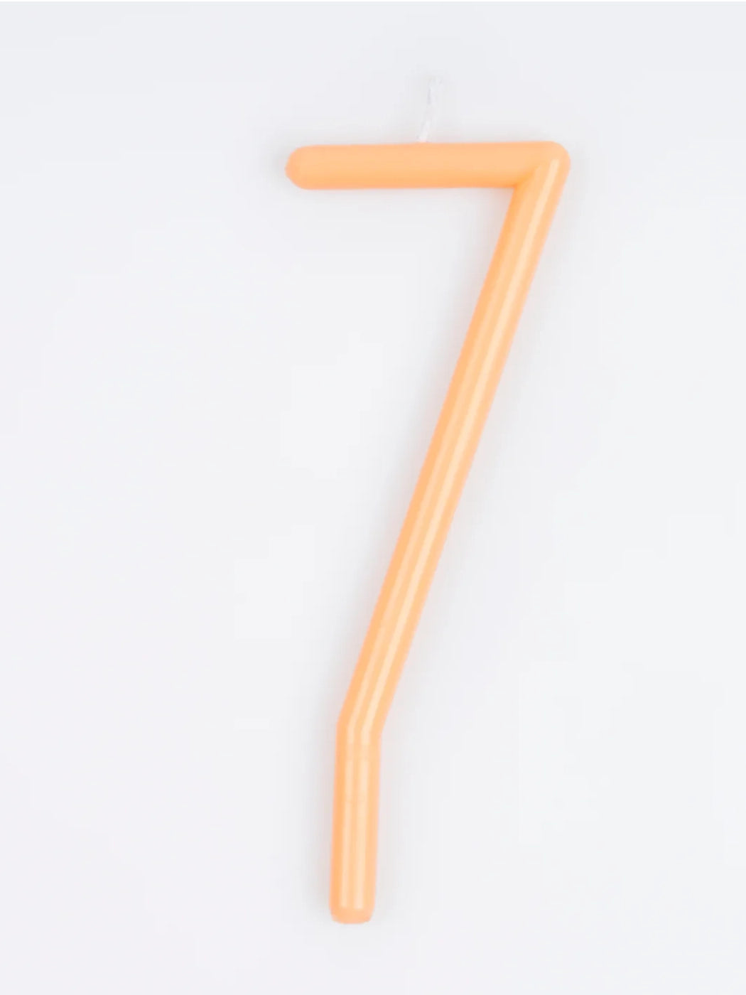 Slim Number 7 Candle