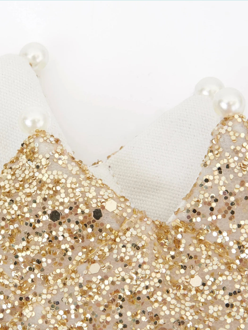 Gold & Pearl Party Crown