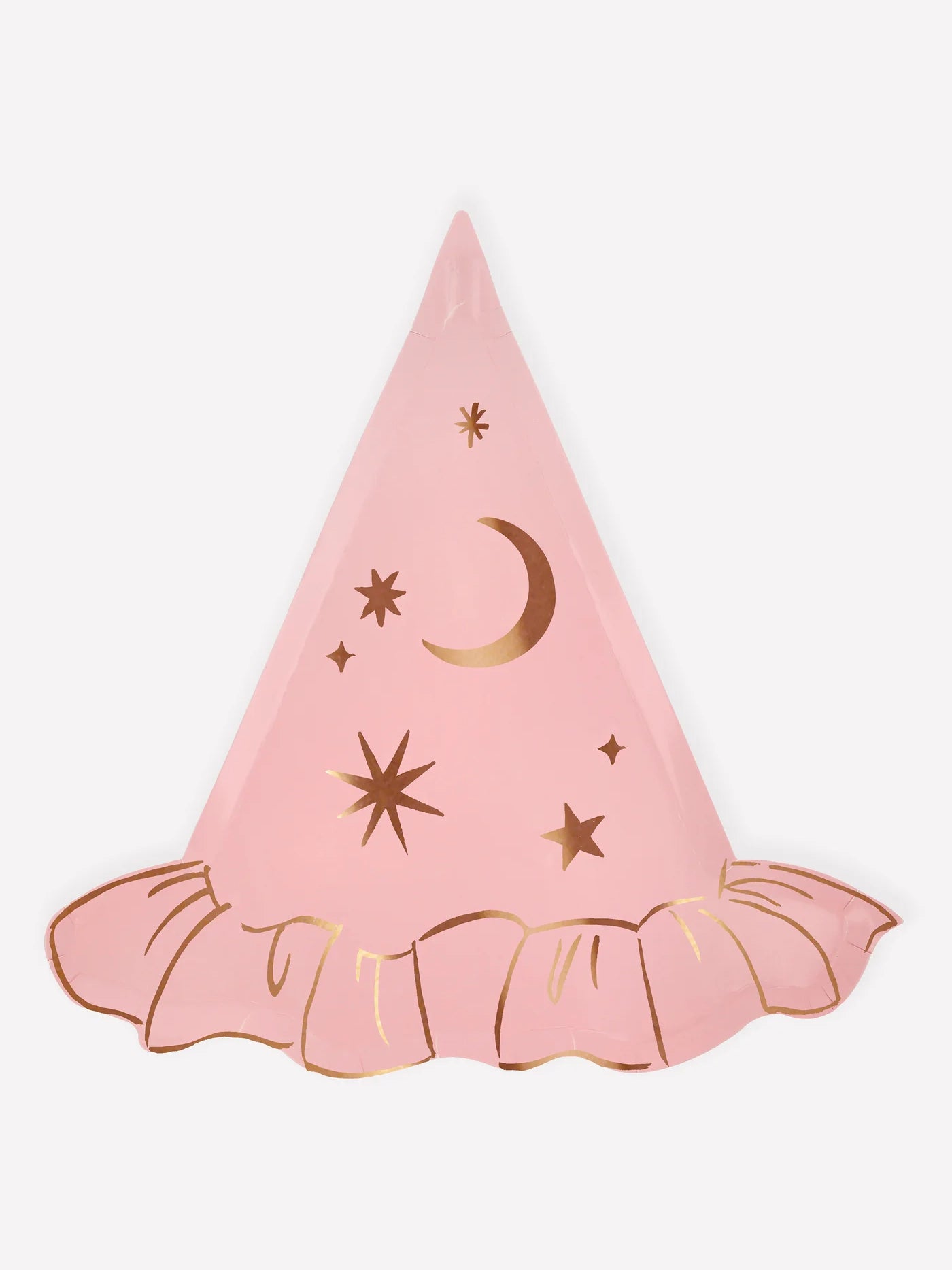 Pink Witch Hat Plates