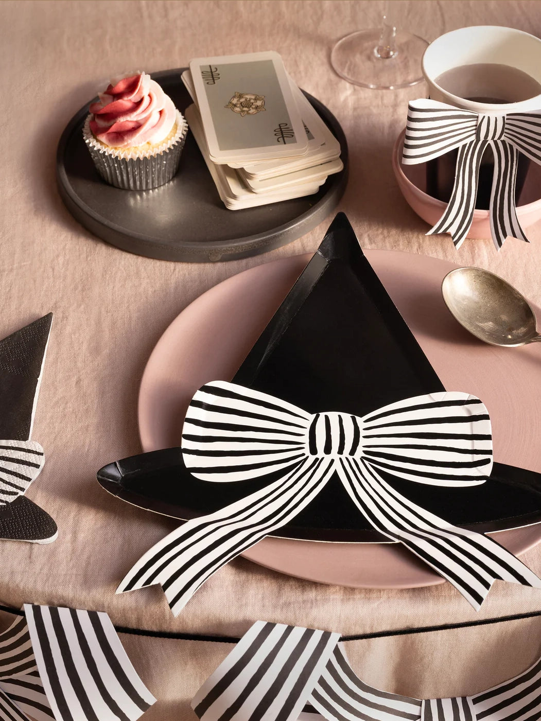 Black Witch Hat Plates