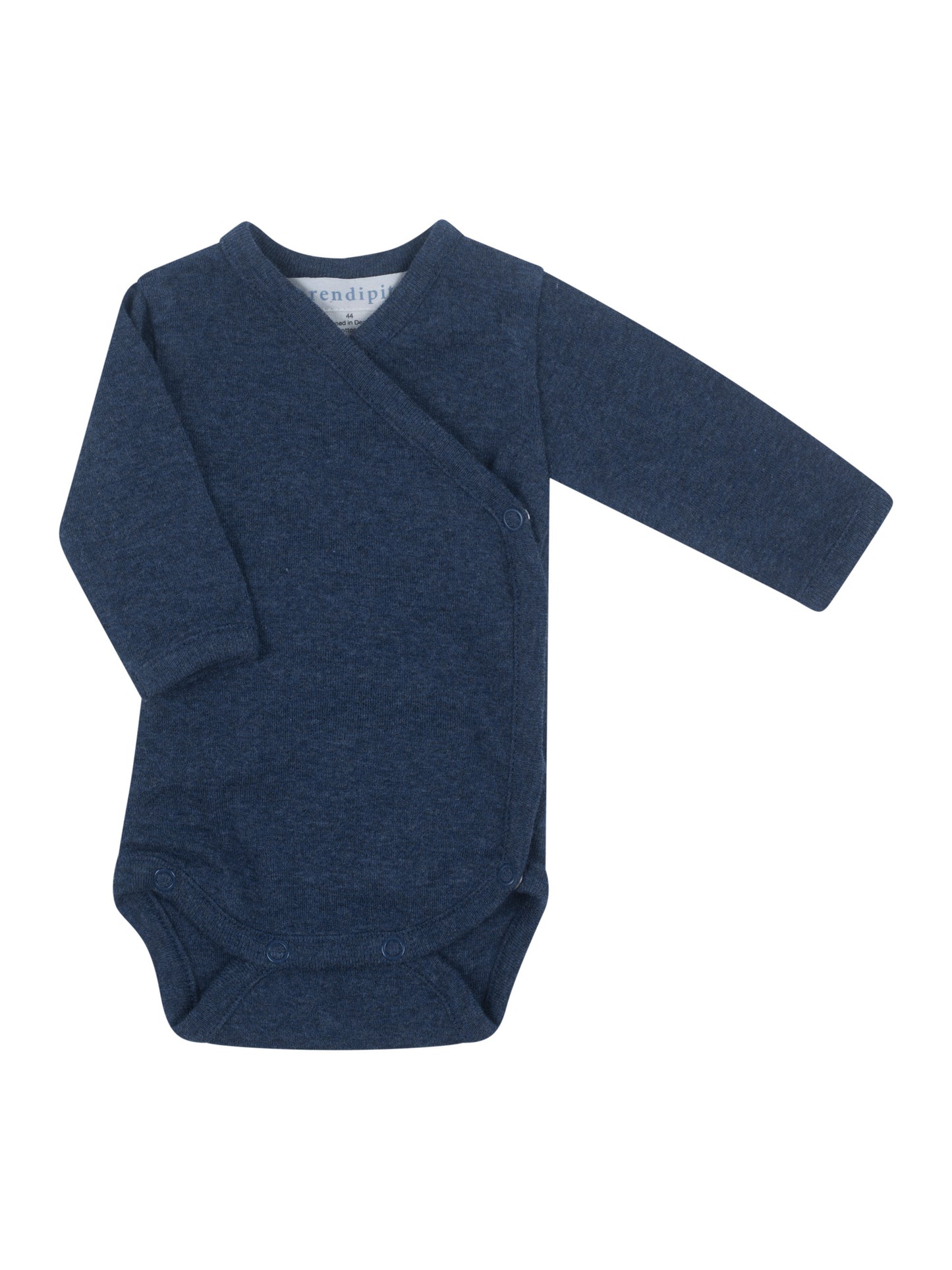 Navy Rib Wrap Body