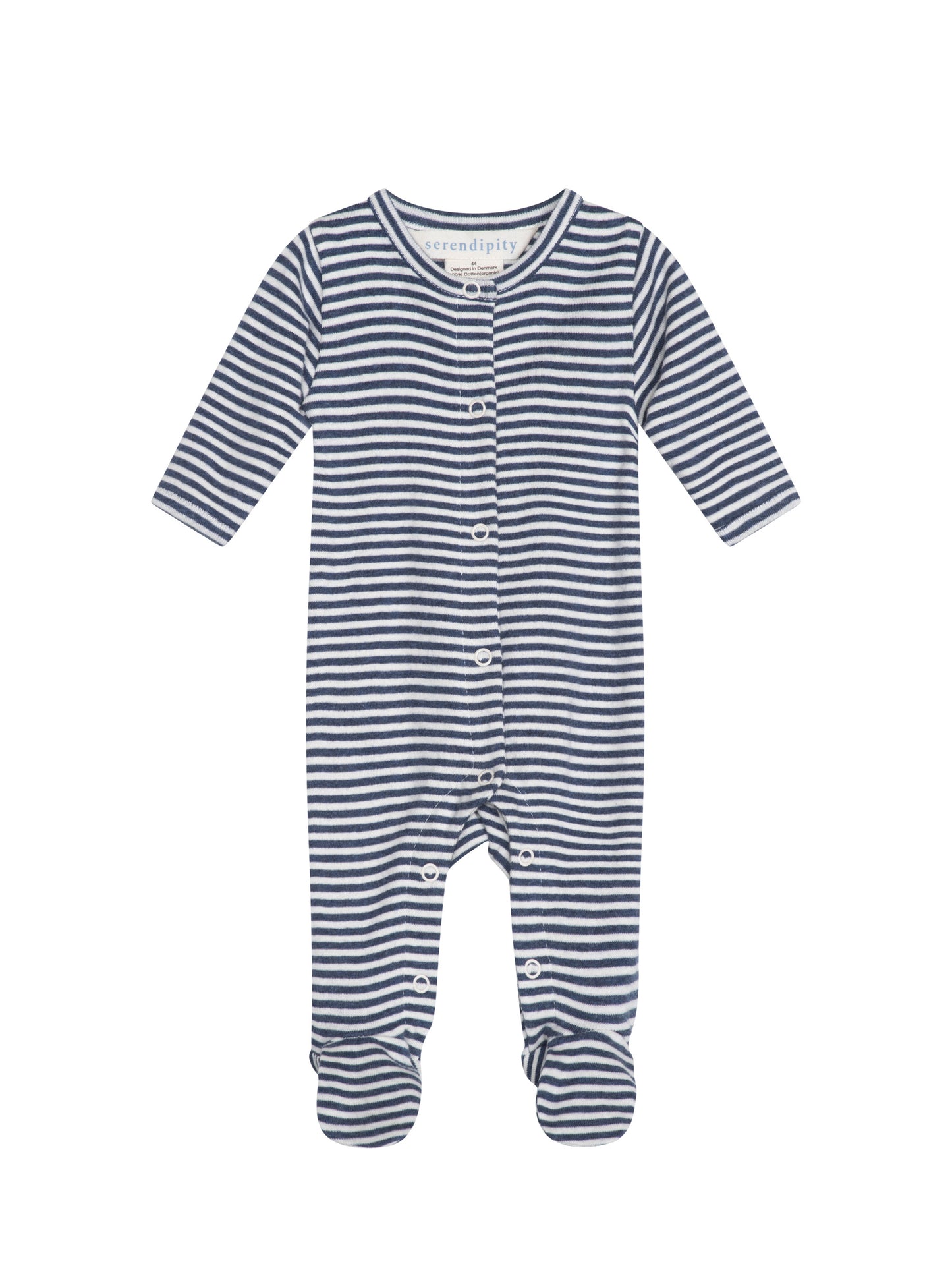 Navy Stripe Sleepsuit