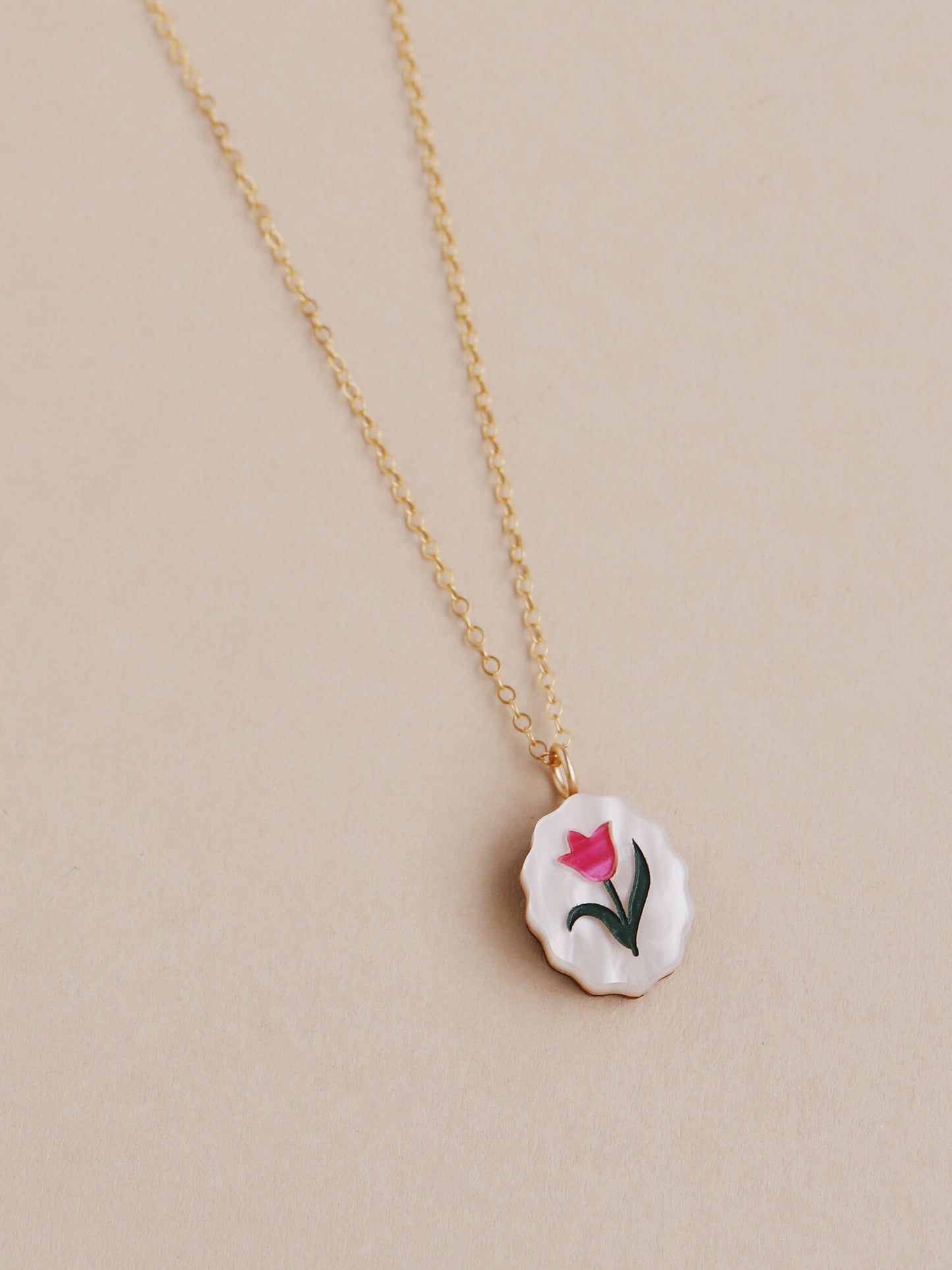 Tulip Charm Necklace