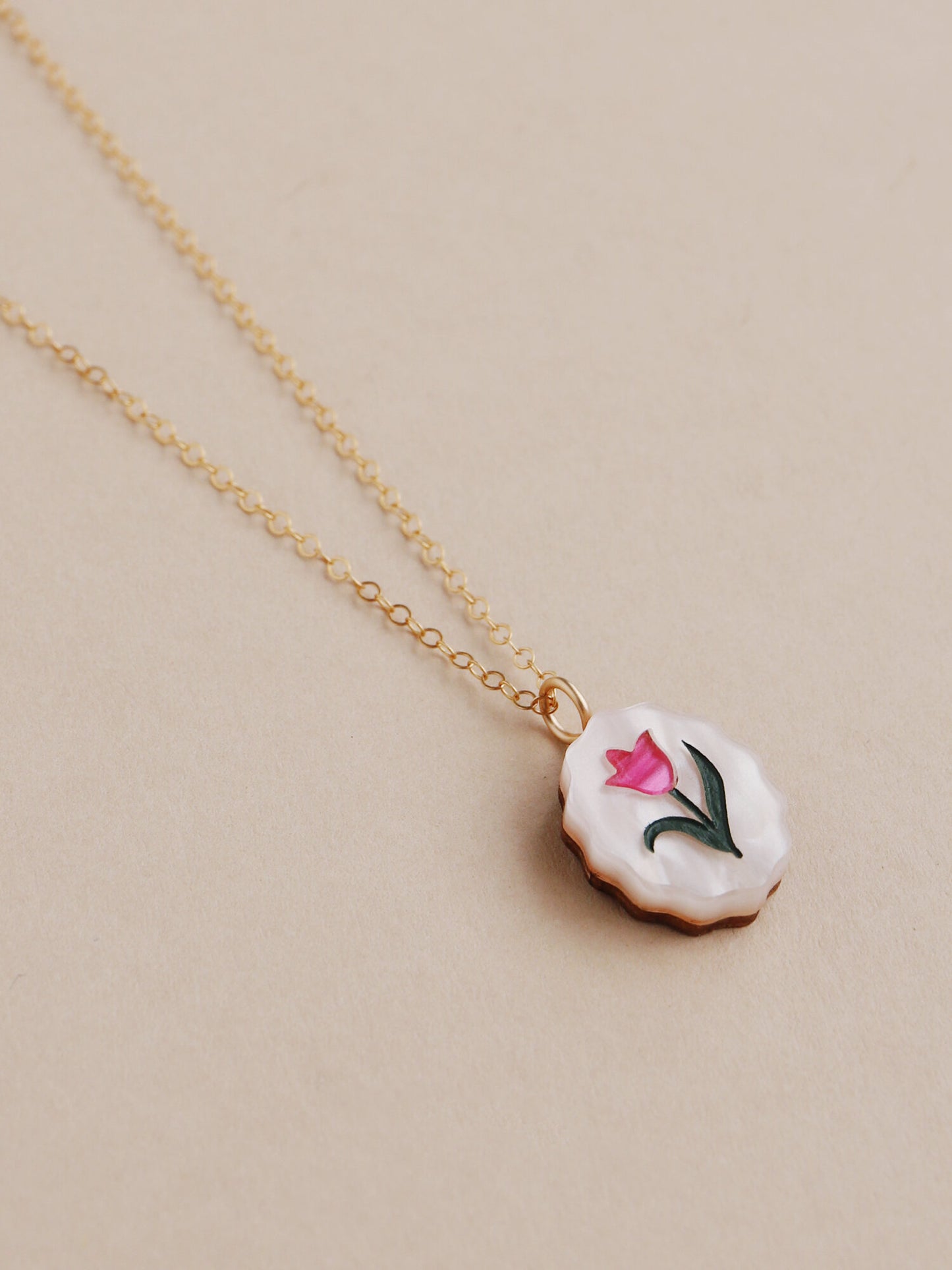 Tulip Charm Necklace