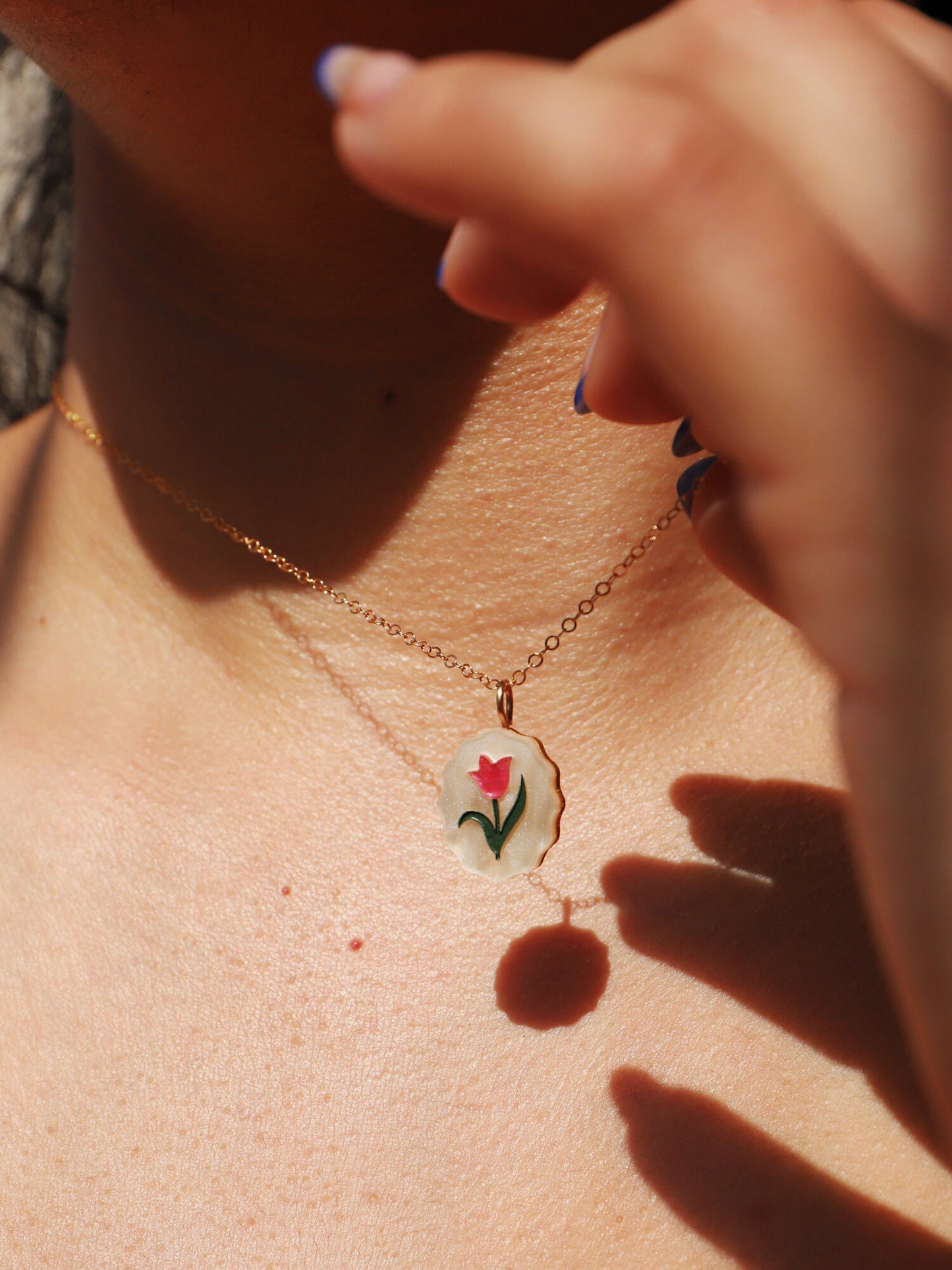 Tulip Charm Necklace