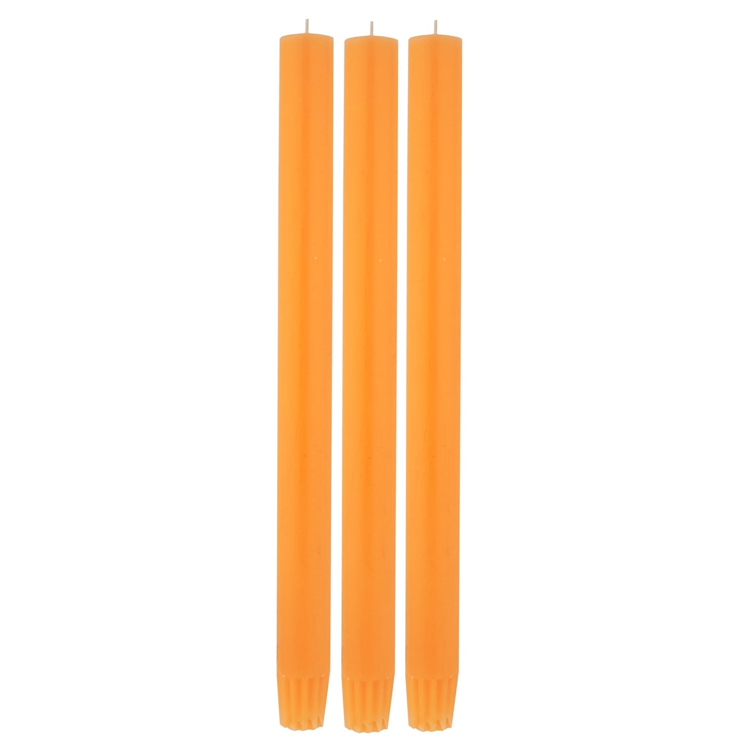 Neon Orange Dinner Candle