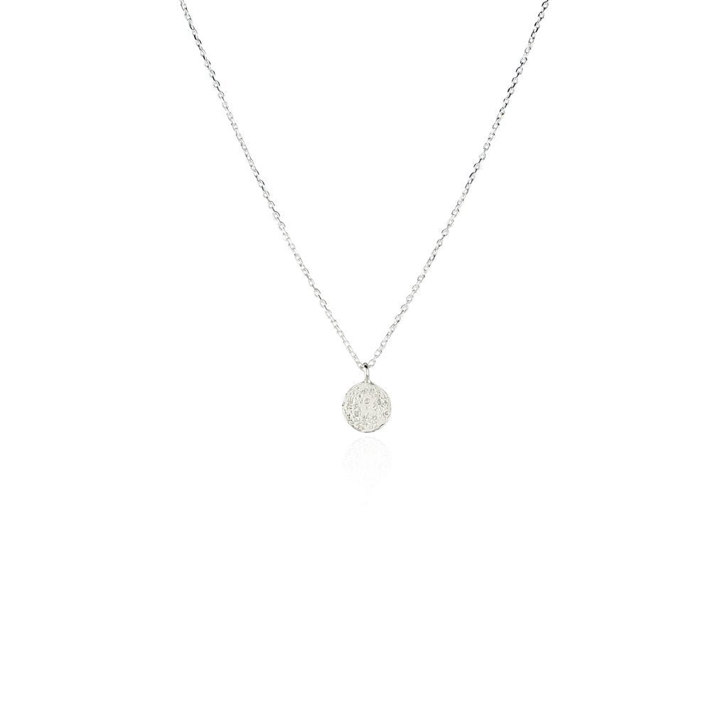 Mini Moon Disc Necklace