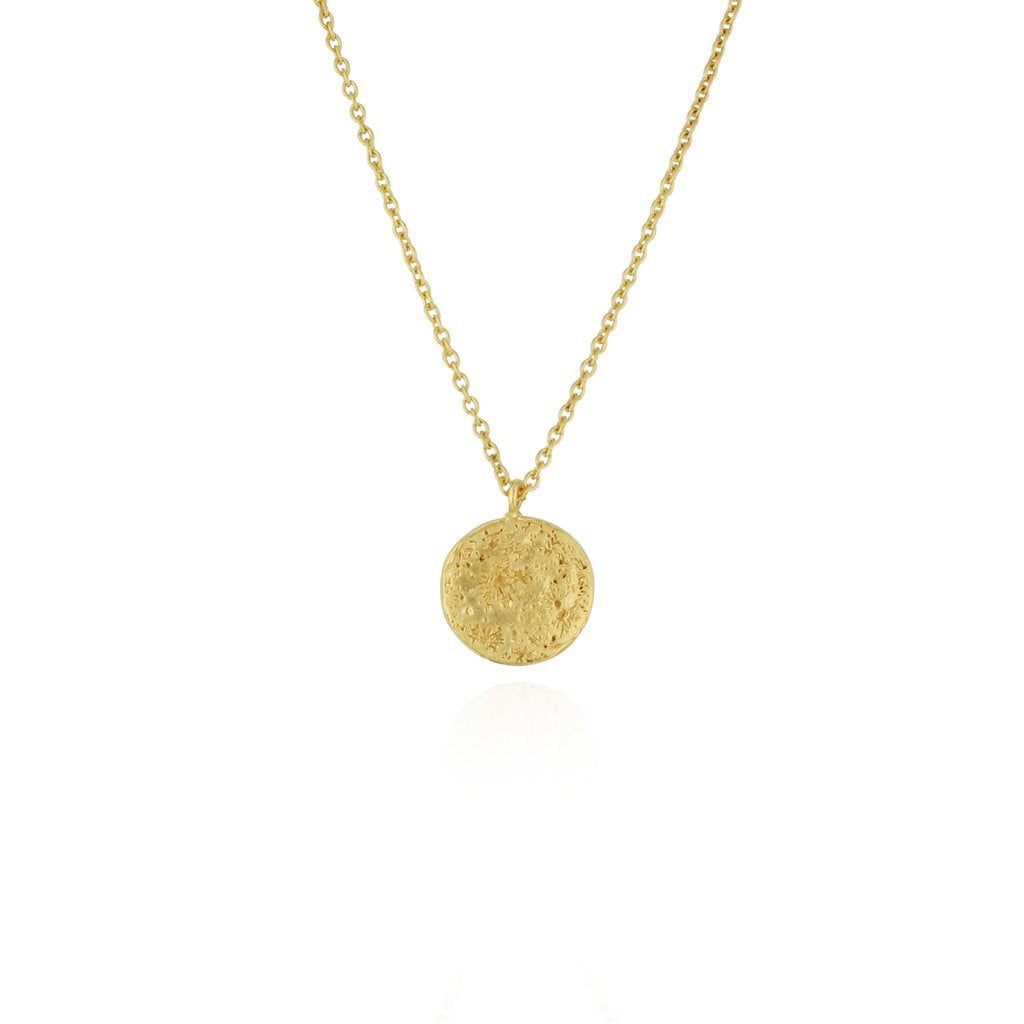 Moon Disc Necklace