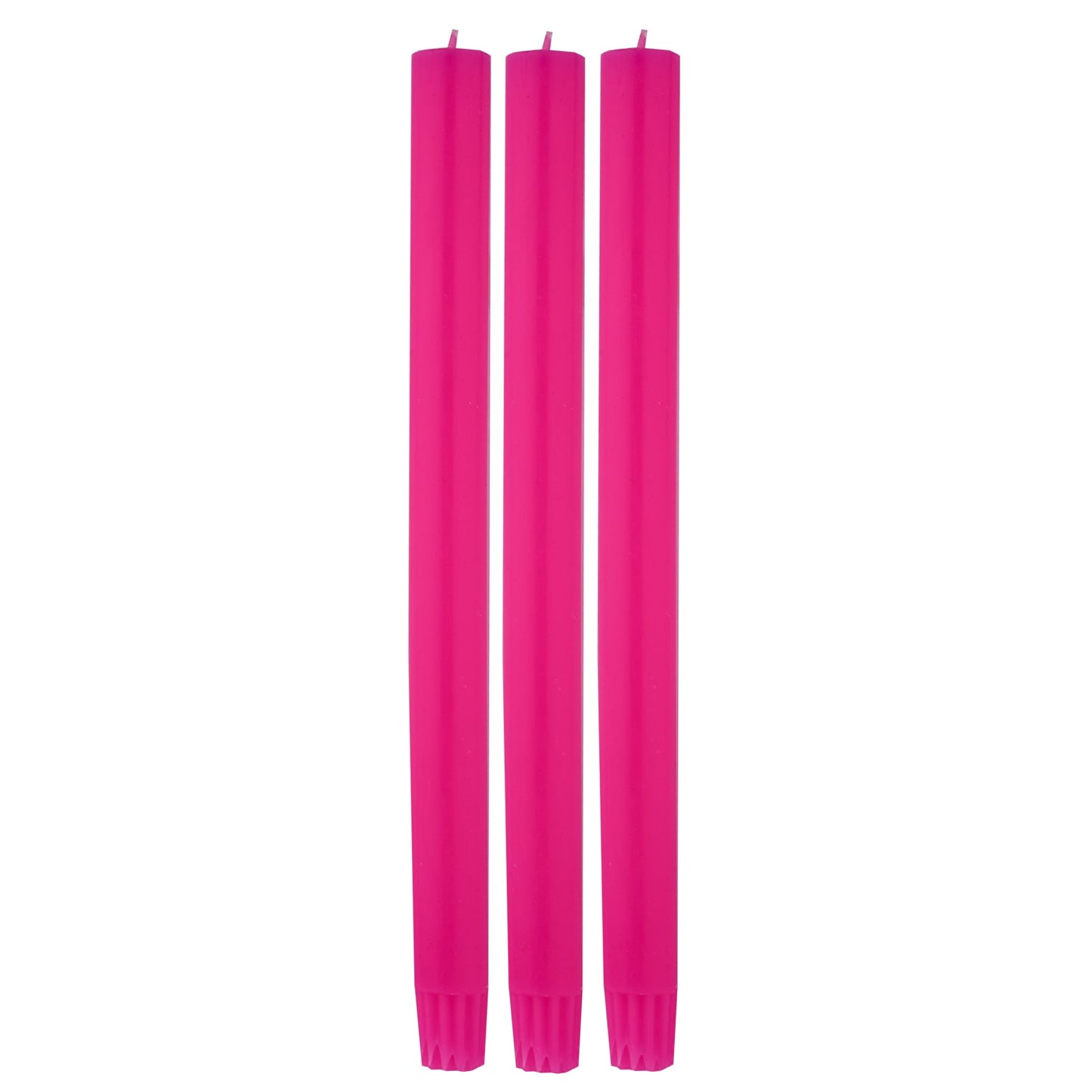 Neon Purple Dinner Candle