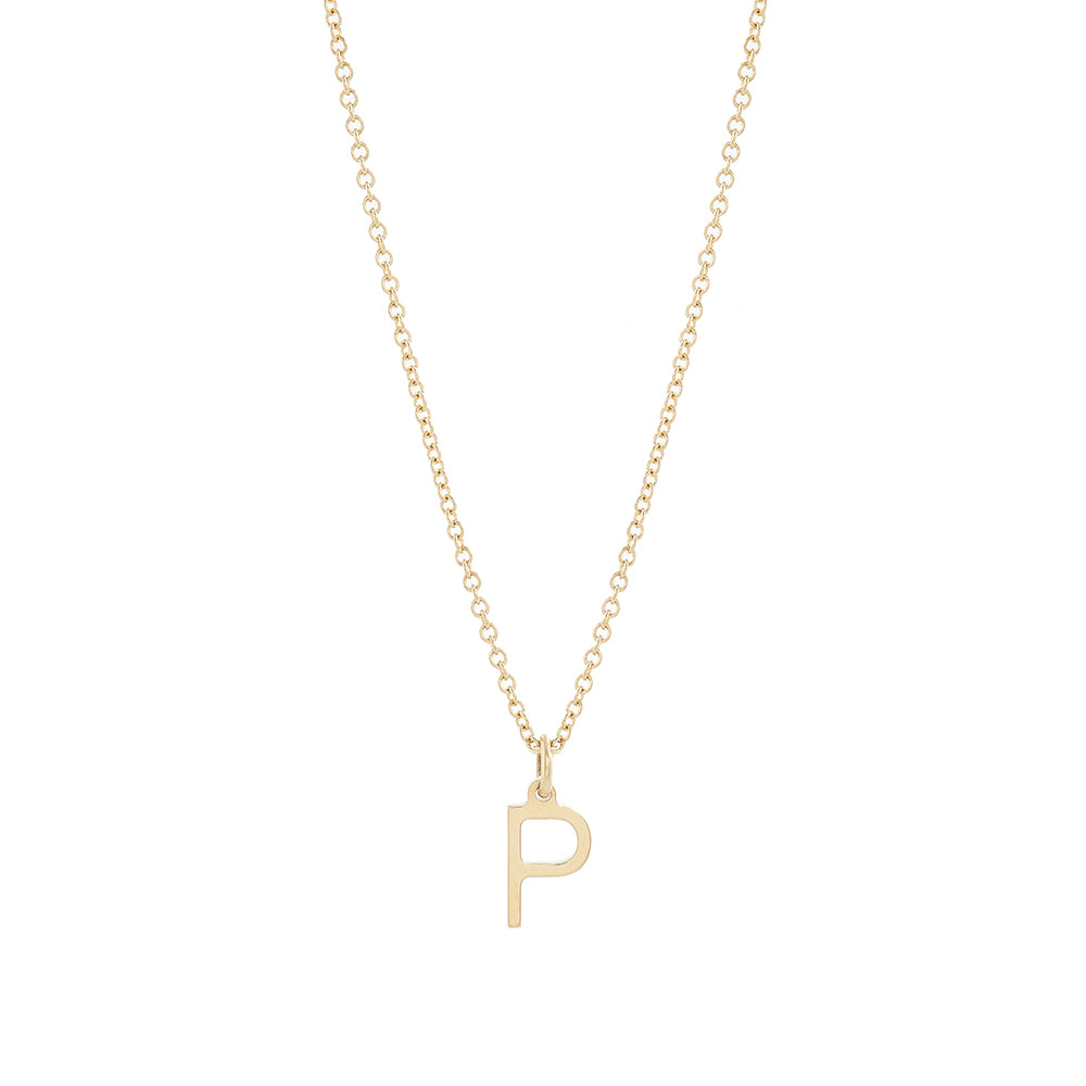 Silver Initial Pendant