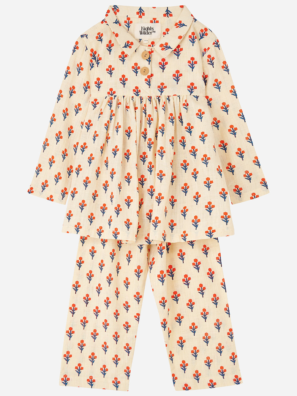 Folk Floral Nico Kids Pyjamas