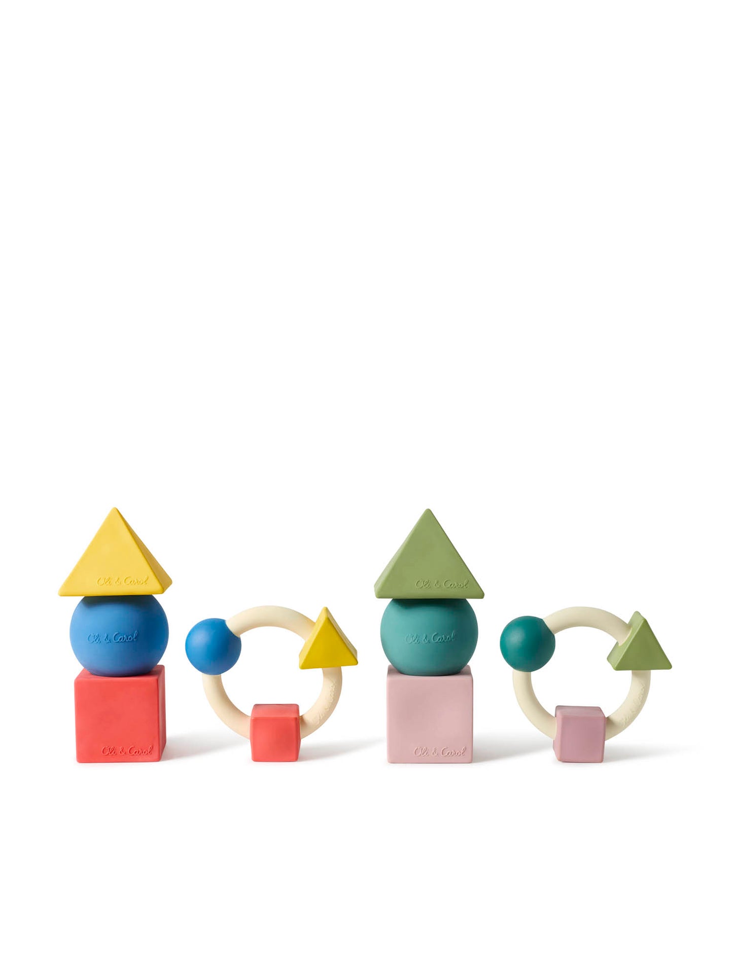 Pastel Bauhaus Movement Teething Ring